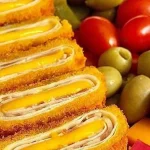رول مرغ سوخاری با پنیز گودا 54544653120