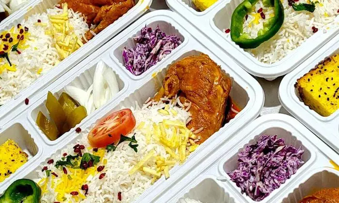 پلو مرغ بسته بندی شده بازاری 65456465410
