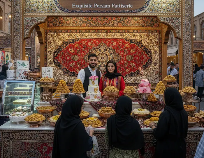 فروش شیرینی‌ های سنتی در نمایشگاه 65415646100
