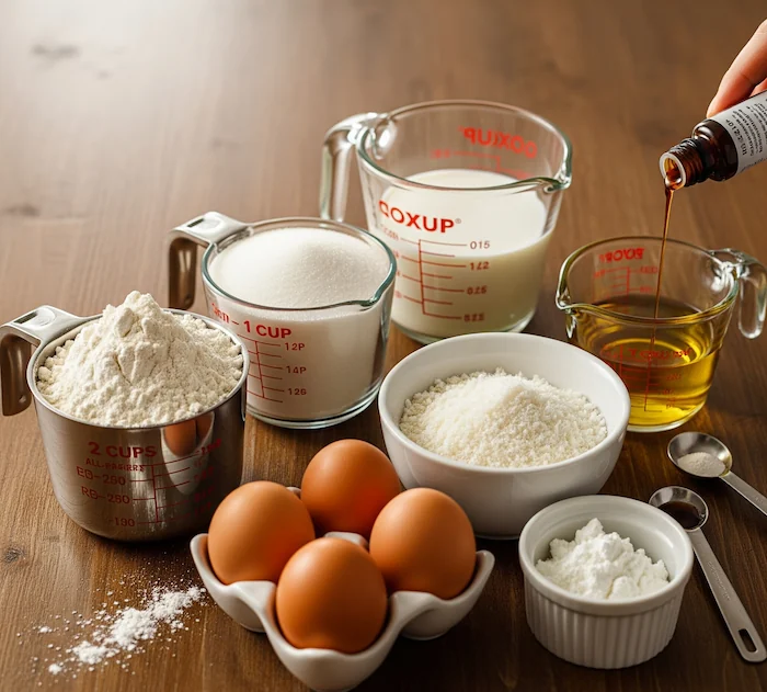 مواد اولیه لازم برای کیک نارگیلی 54866510
