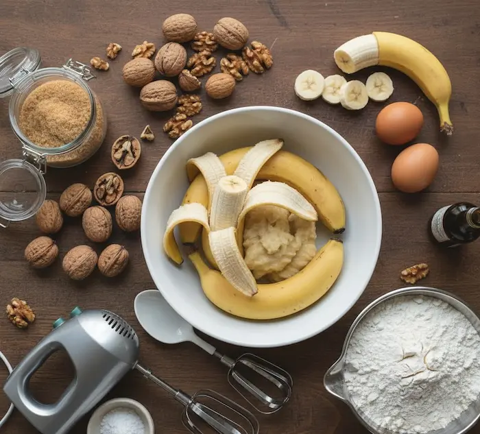 مواد اولیه کیک موزوگردو 4564354354