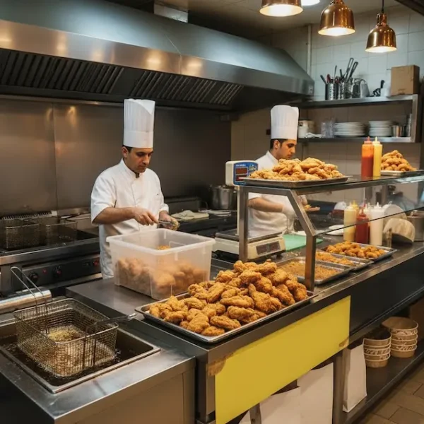 درست کردن انواع سوخاری کیلویی و فست فود 4543544