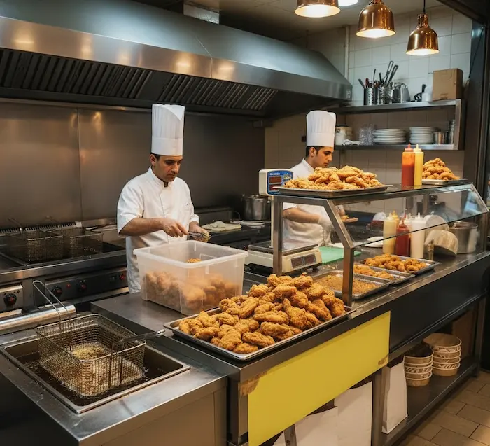 درست کردن انواع سوخاری کیلویی و فست فود 4543544