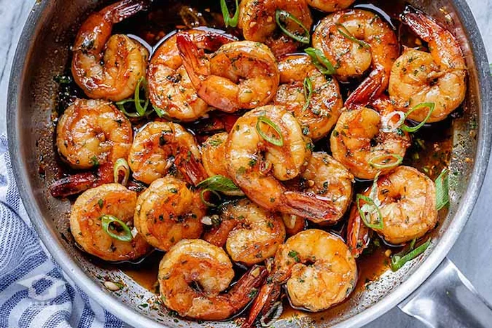 میگو پخته شده در فر 652623451020