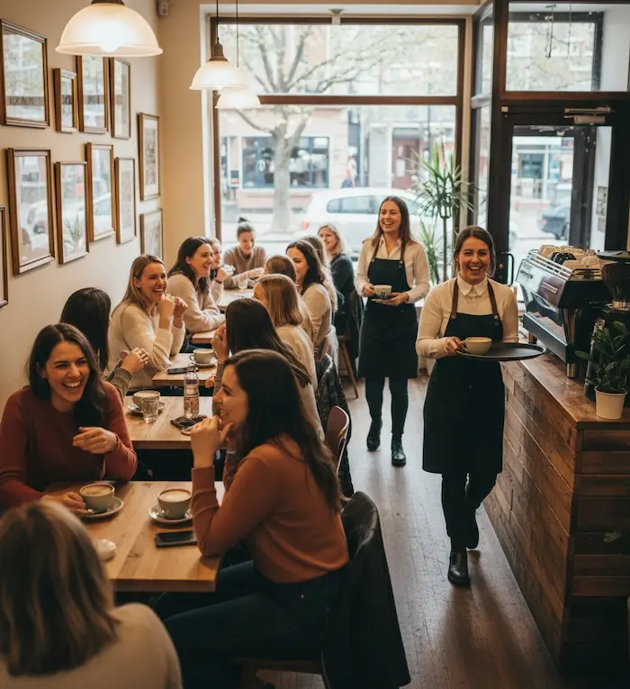 کافی شاپ بانوان محیطی شاد و دلنشین 56534343