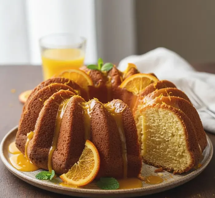 کیک پرتقالی خانگی 654564210