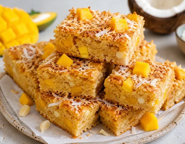 طرز تهیه بلوندی نارگیل و انبه75452