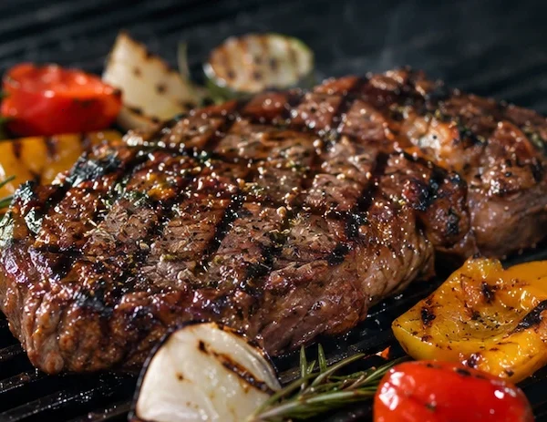 استیک و مخلفات گریل شده