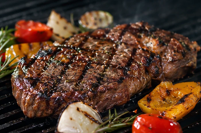 استیک و مخلفات گریل شده