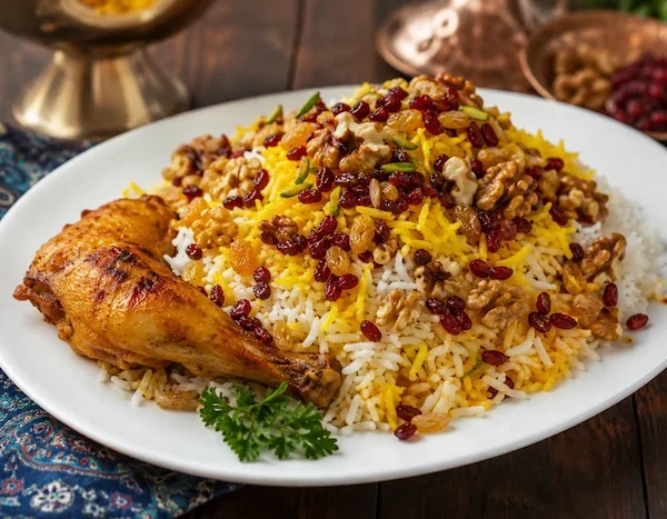 گردو پلو رستورانی