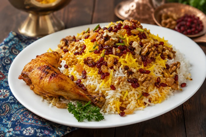 گردو پلو رستورانی