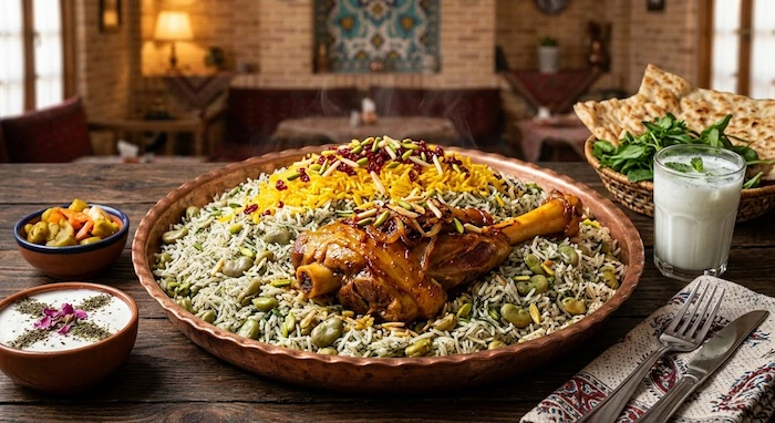 باقالی پلو