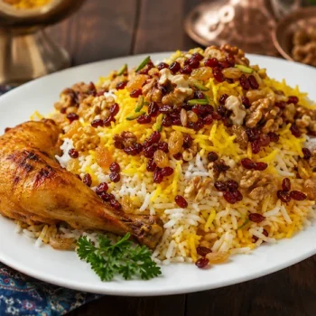 گردو پلو رستورانی