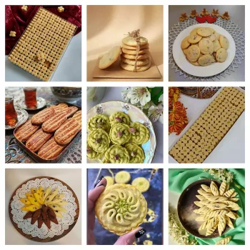 پخت انواع شیرینی های سنتی 23423524234